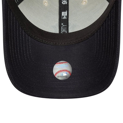 New Era 9FORTY Cap MLB New York Yankees World Series Patch beige/navy