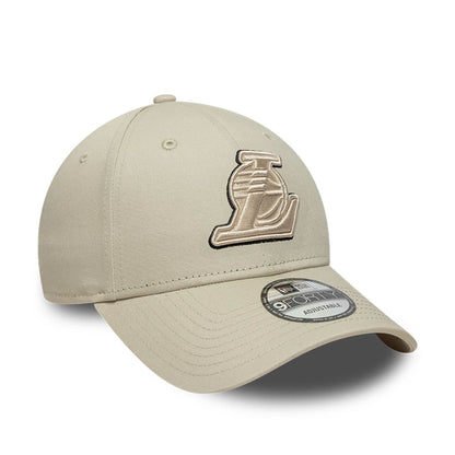 New Era 9FORTY Cap NBA Los Angeles Lakers Outline beige