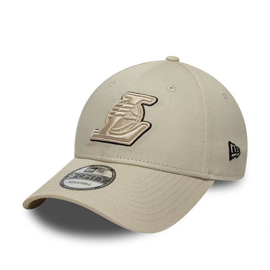 New Era 9FORTY Cap NBA Los Angeles Lakers Outline beige