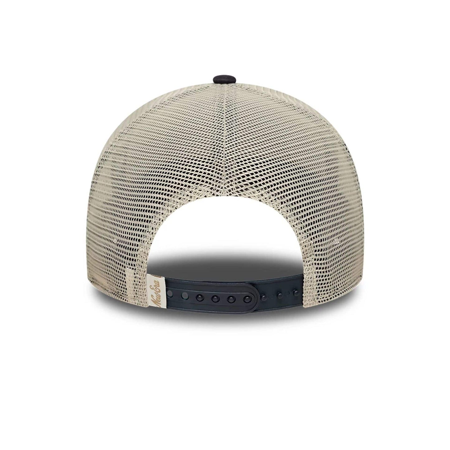 New Era 9FORTY Trucker Cap MC AF light beige/navy