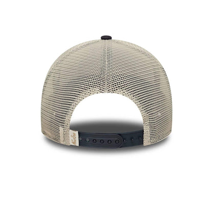 New Era 9FORTY Trucker Cap MC AF light beige/navy