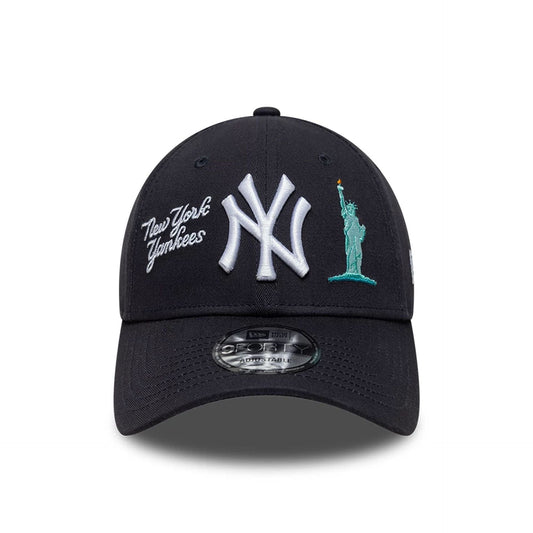 New Era 9FORTY Cap MLB New York Yankees City Icon navy