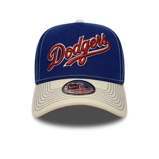 New Era 9FORTY Cap MLB Los Angeles Dodgers City Icon navy/light beige/green
