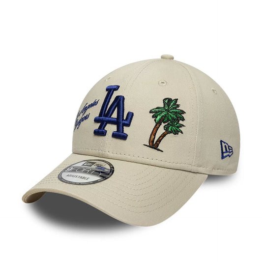 New Era 9FORTY Cap MLB Los Angeles Dodgers Icon light beige