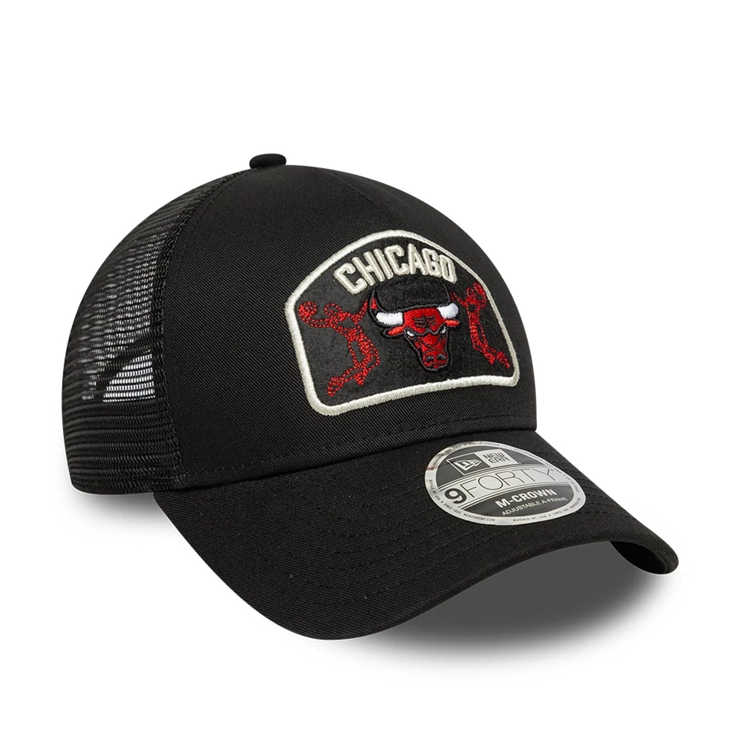 New Era 9FORTY Trucker Cap NBA Chicago Bulls black