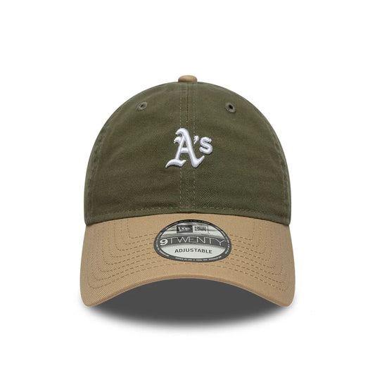 New Era 9TWENTY Cap MLB Athletics Contrast green/beige