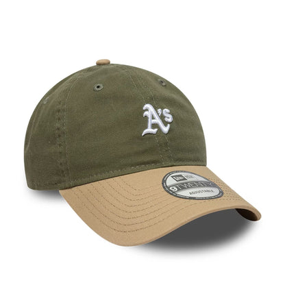 New Era 9TWENTY Cap MLB Athletics Contrast green/beige