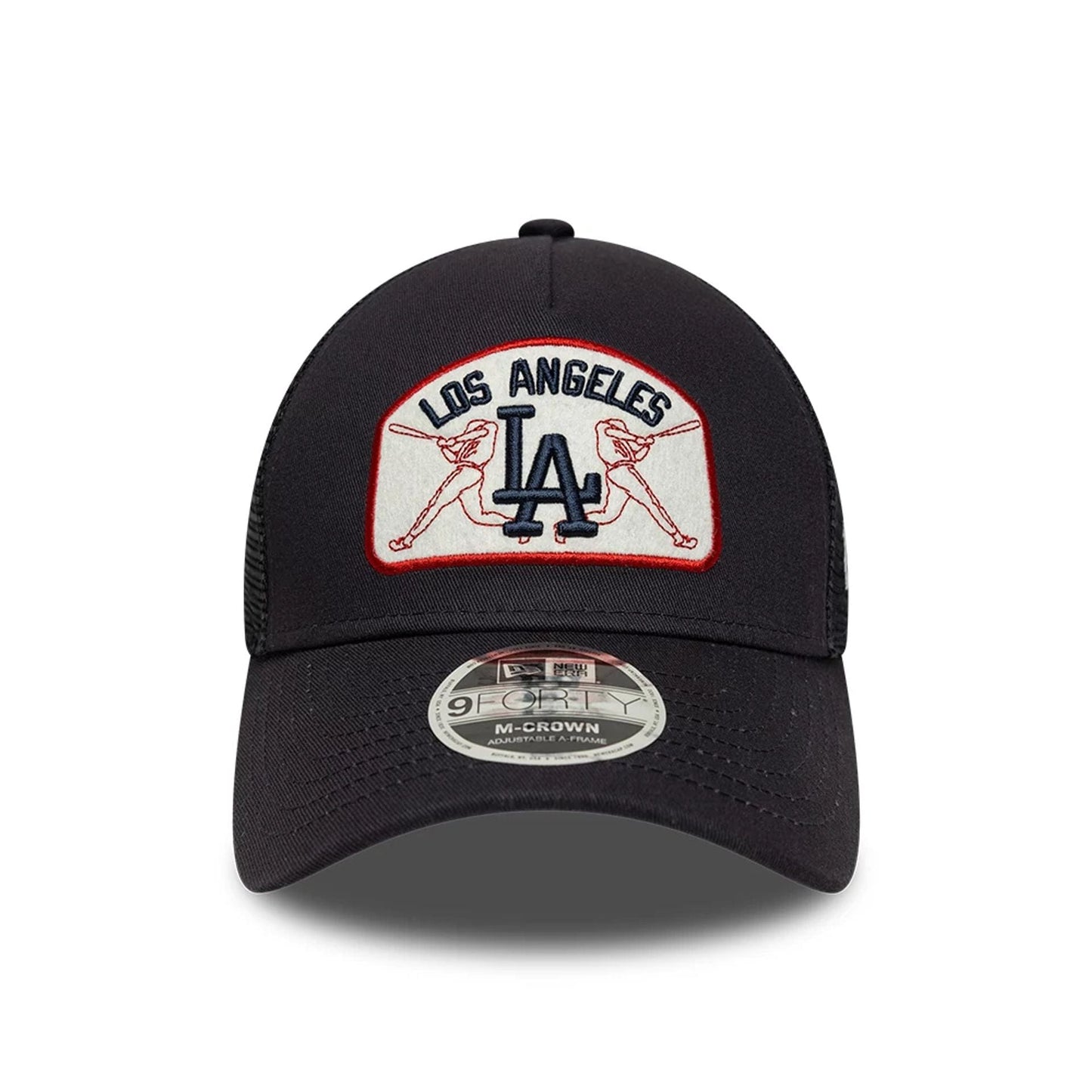 New Era 9FORTY Trucker Cap MLB Los Angeles Dodgers Patch navy