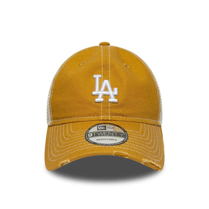 New Era 9TWENTY Trucker Cap MLB Los Angeles Dodgers Canv beige
