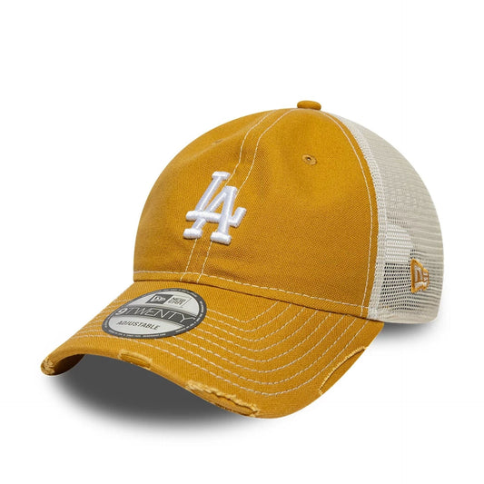 New Era 9TWENTY Trucker Cap MLB Los Angeles Dodgers Canv beige