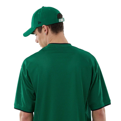 New Era Herren T-Shirt Mesh Oversized NBA Boston Celtics green