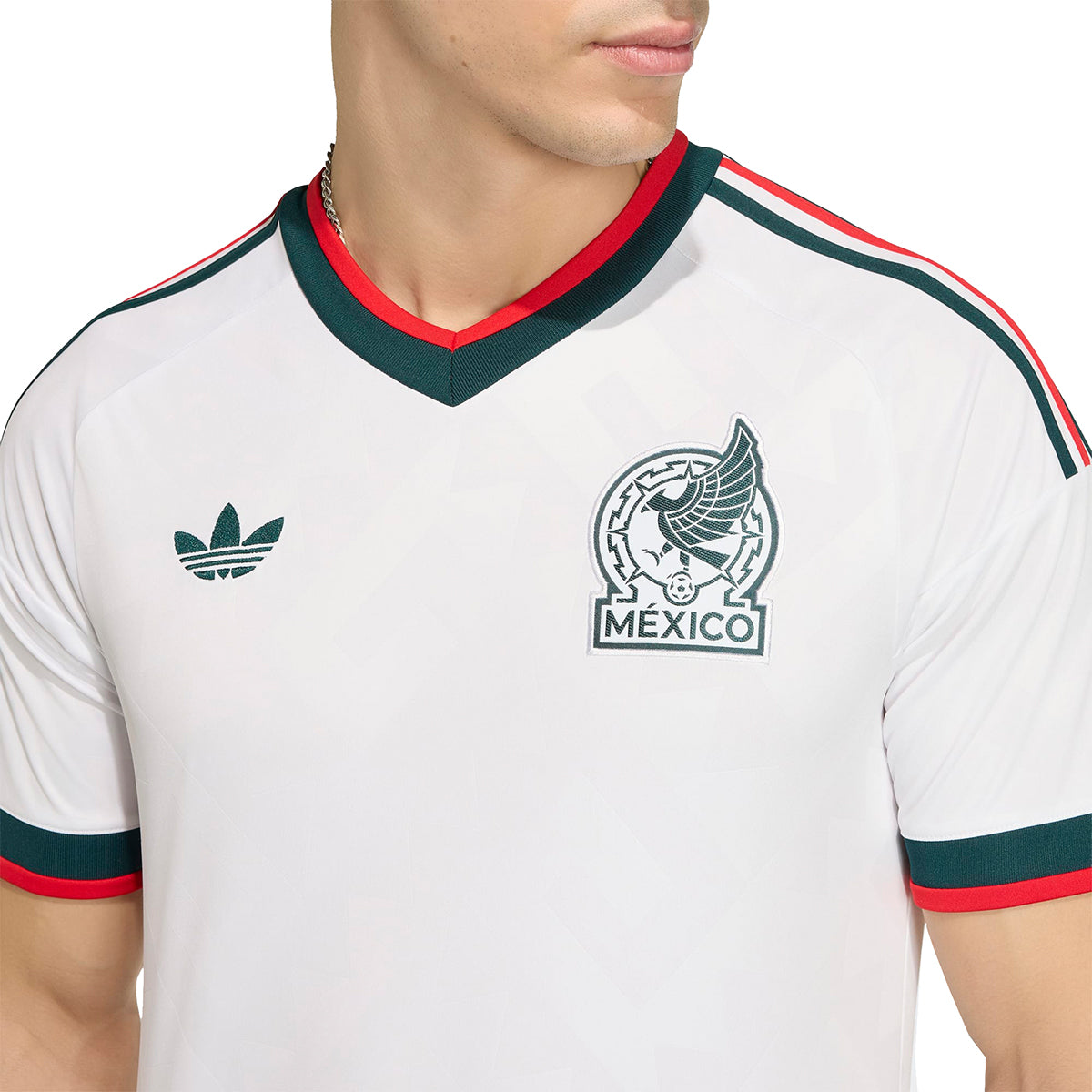 adidas Mexico Herren Auswärtstrikot 2026 white