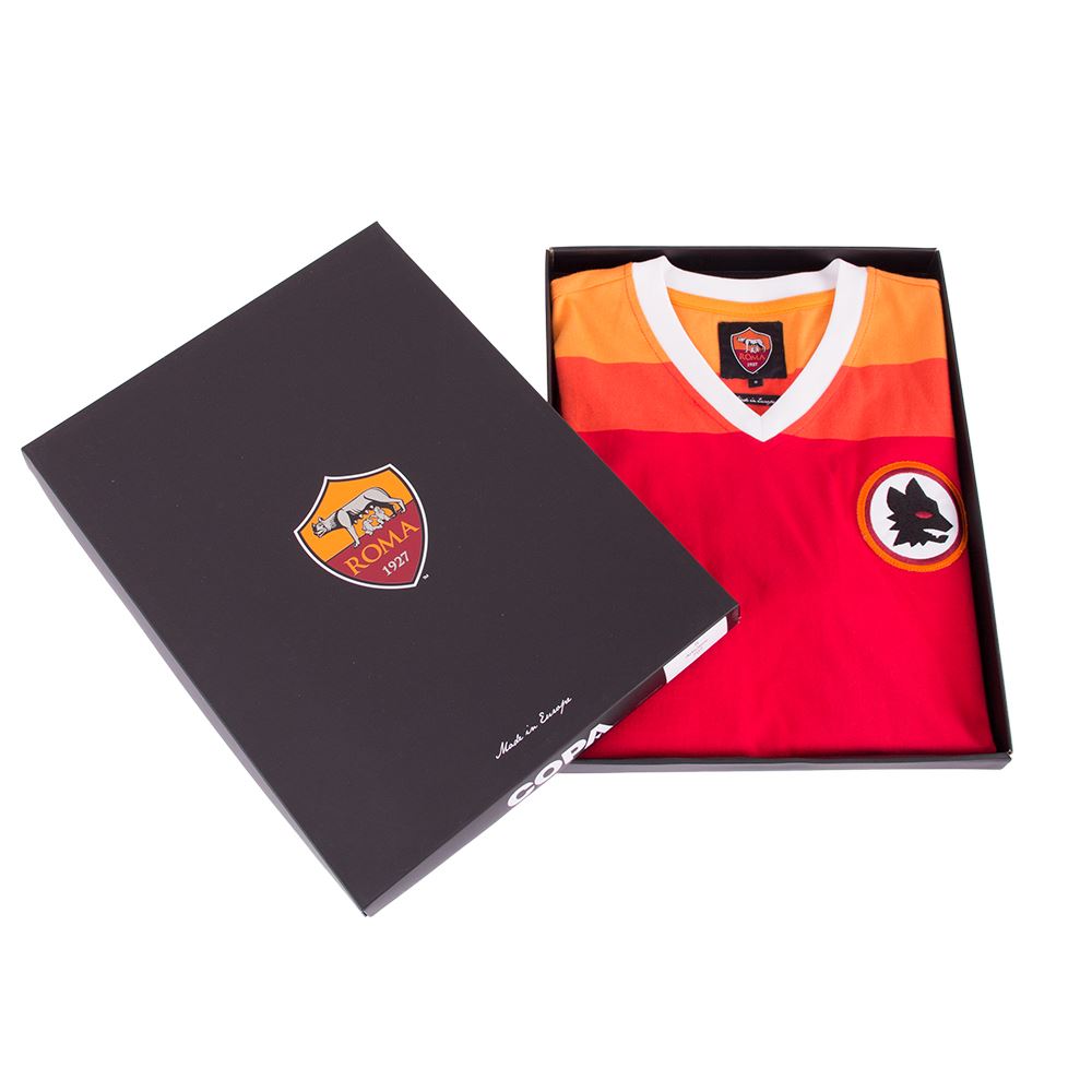 COPA Herren Retro Trikot AS Roma 1978/79 rot