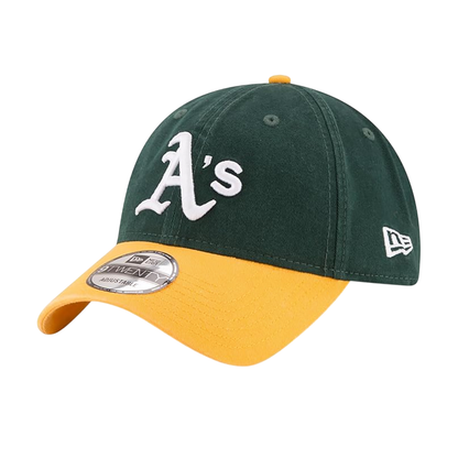 New Era 9TWENTY Cap MLB Oakland Athletics Core Classic 2 green/yellow