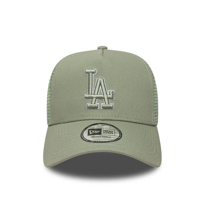 New Era 9FORTY Trucker Cap Los Angeles Dodgers MLB Outline green