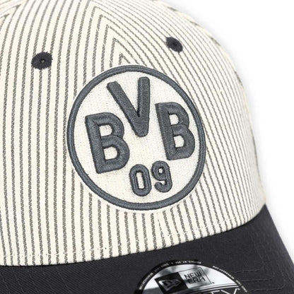 BVB Borussia Dortmund New Era Cap 9FORTY Pinstripe