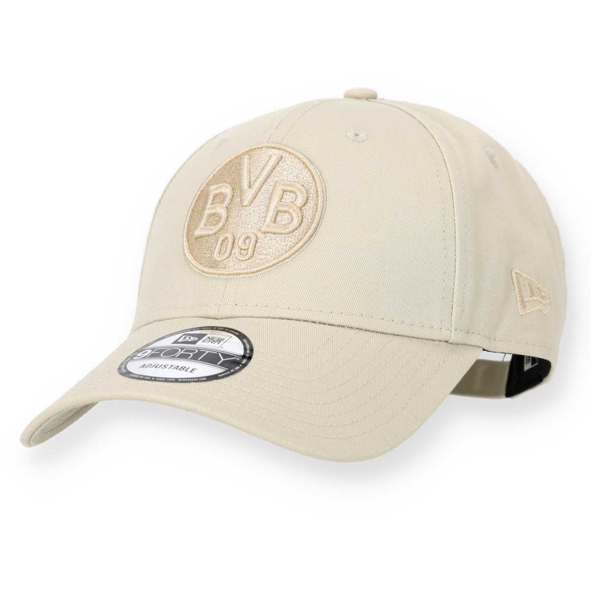 BVB Borussia Dortmund New Era Cap 9FORTY Classic beige