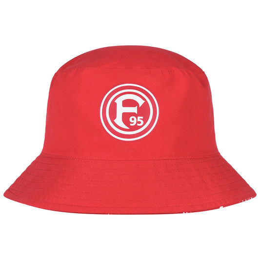 Fortuna Düsseldorf Wendefischerhut "Botanischer Garten" red/white