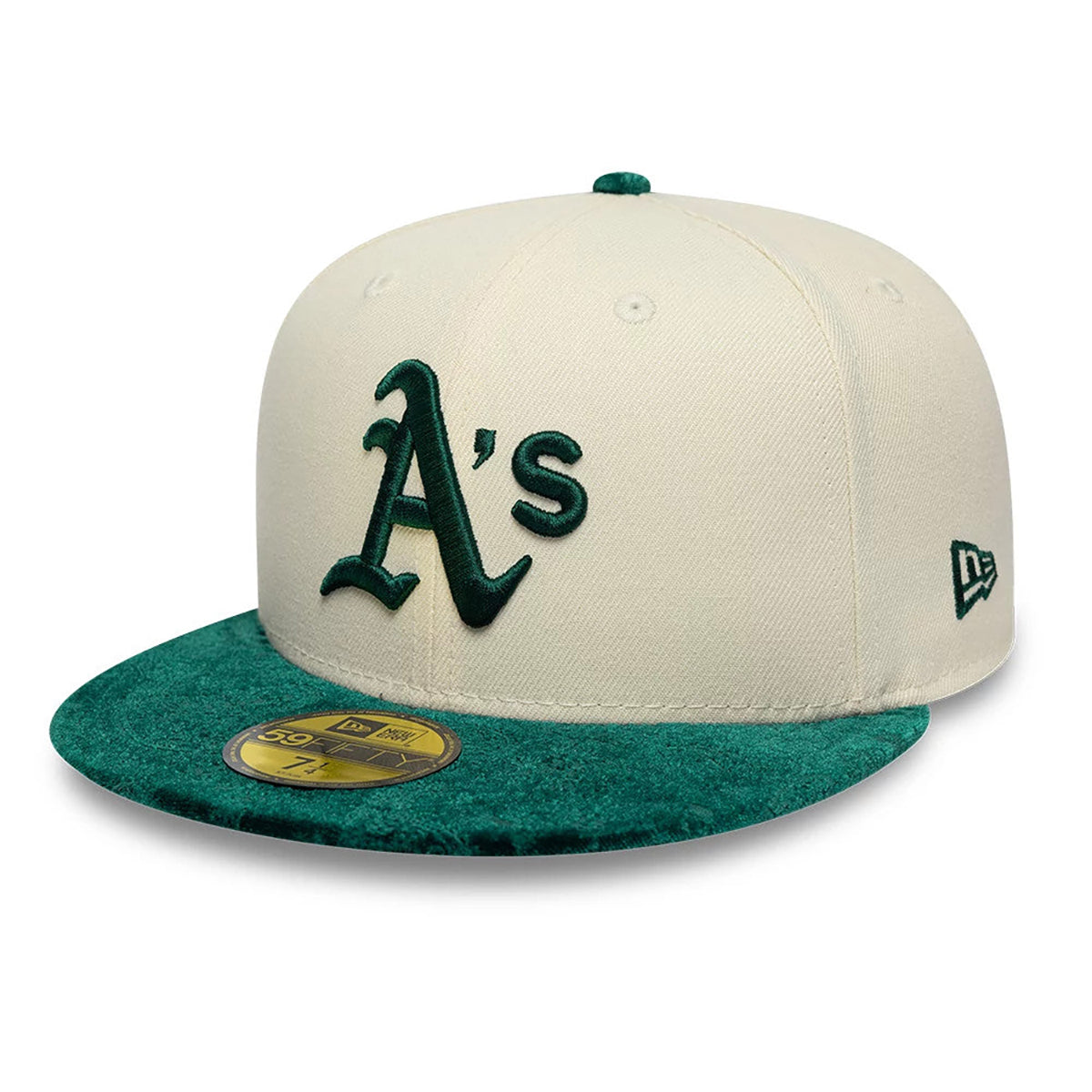 New Era 59FIFTY Cap MLB Athletics Oakland Paisley light beige/green
