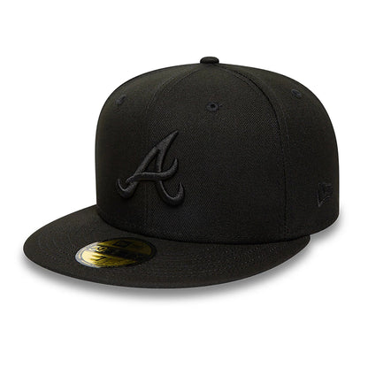 New Era 59FIFTY Cap MLB Atlanta Braves BOB black