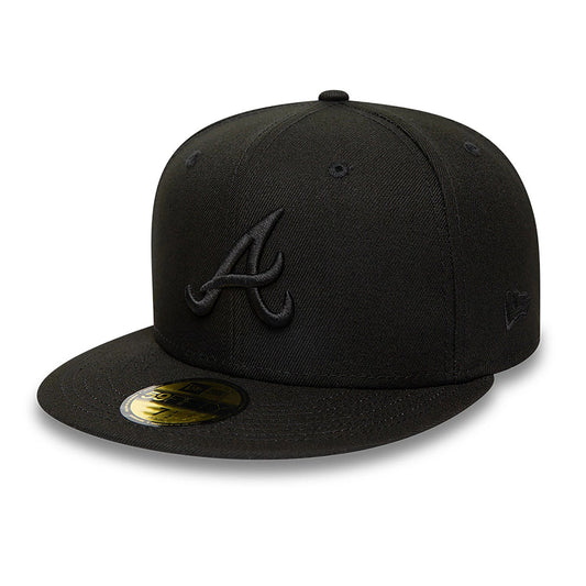 New Era 59FIFTY Cap MLB Atlanta Braves BOB black