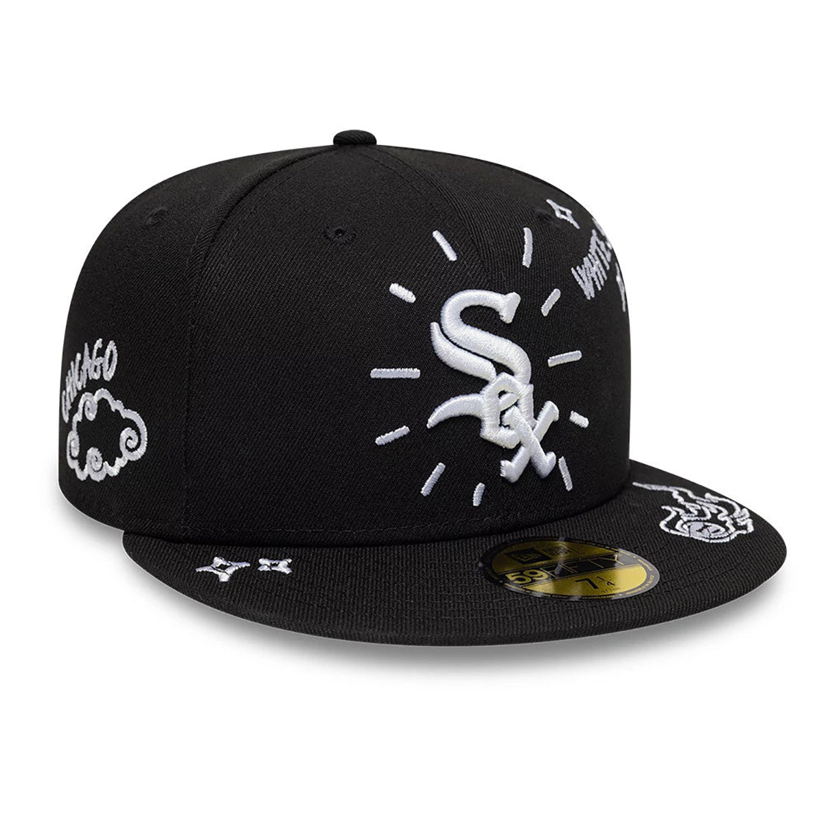 New Era 59FIFTY Cap MLB Chicago White Sox Scribble black