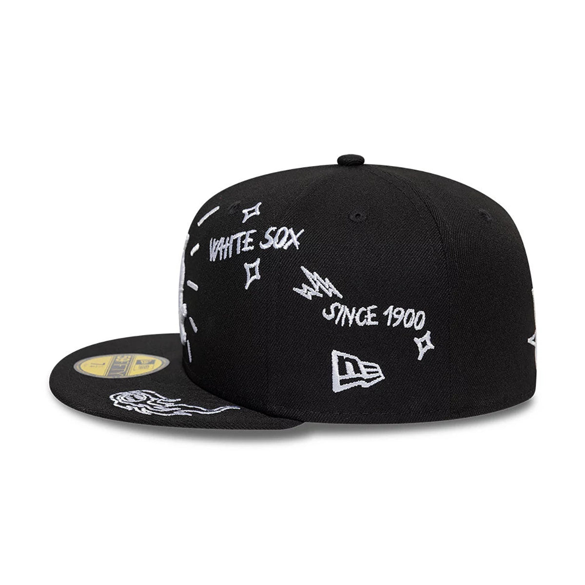 New Era 59FIFTY Cap MLB Chicago White Sox Scribble black
