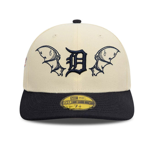 New Era 59FIFTY Cap MLB Detroit Tigers Team Wings light beige/navy