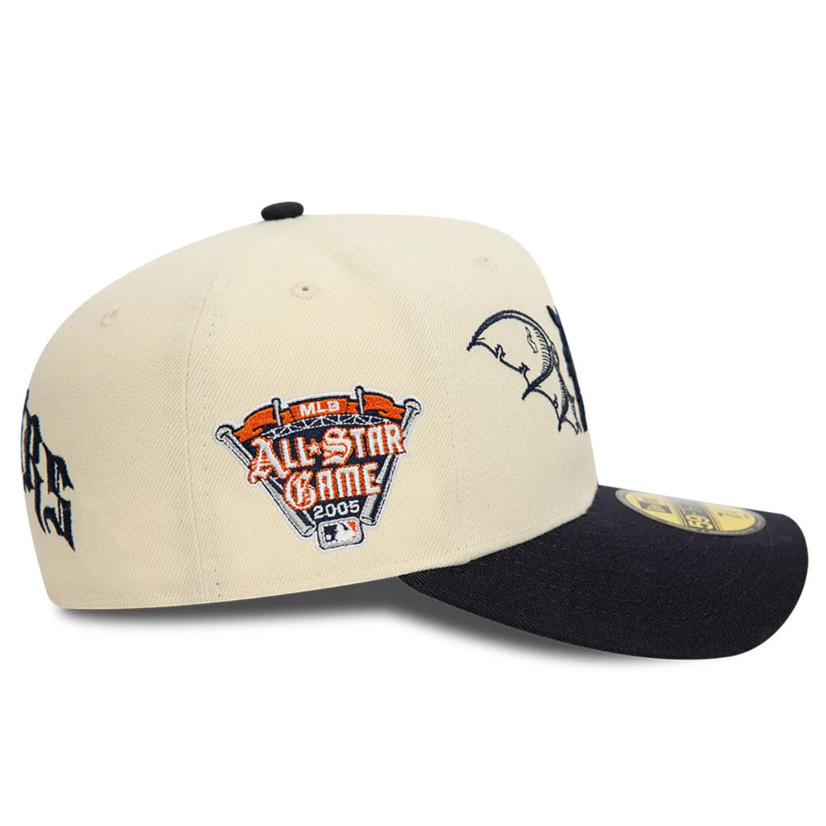 New Era 59FIFTY Cap MLB Detroit Tigers Team Wings light beige/navy