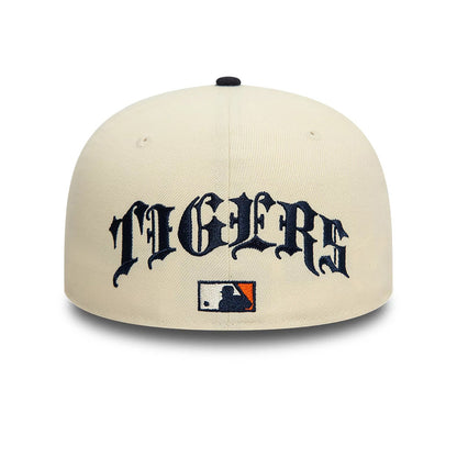 New Era 59FIFTY Cap MLB Detroit Tigers Team Wings light beige/navy