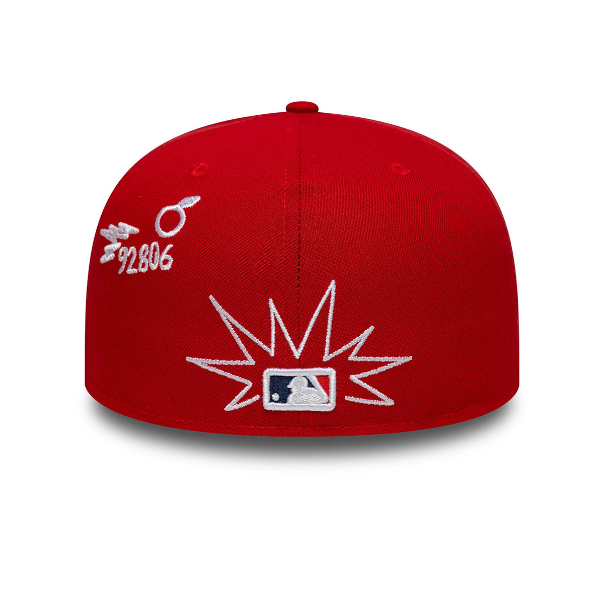 New Era 59FIFTY Cap MLB Los Angeles Angels Scribble red