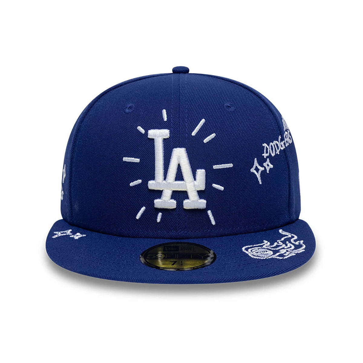 New Era 59FIFTY Cap MLB Los Angeles Dodgers Scribble dark blue