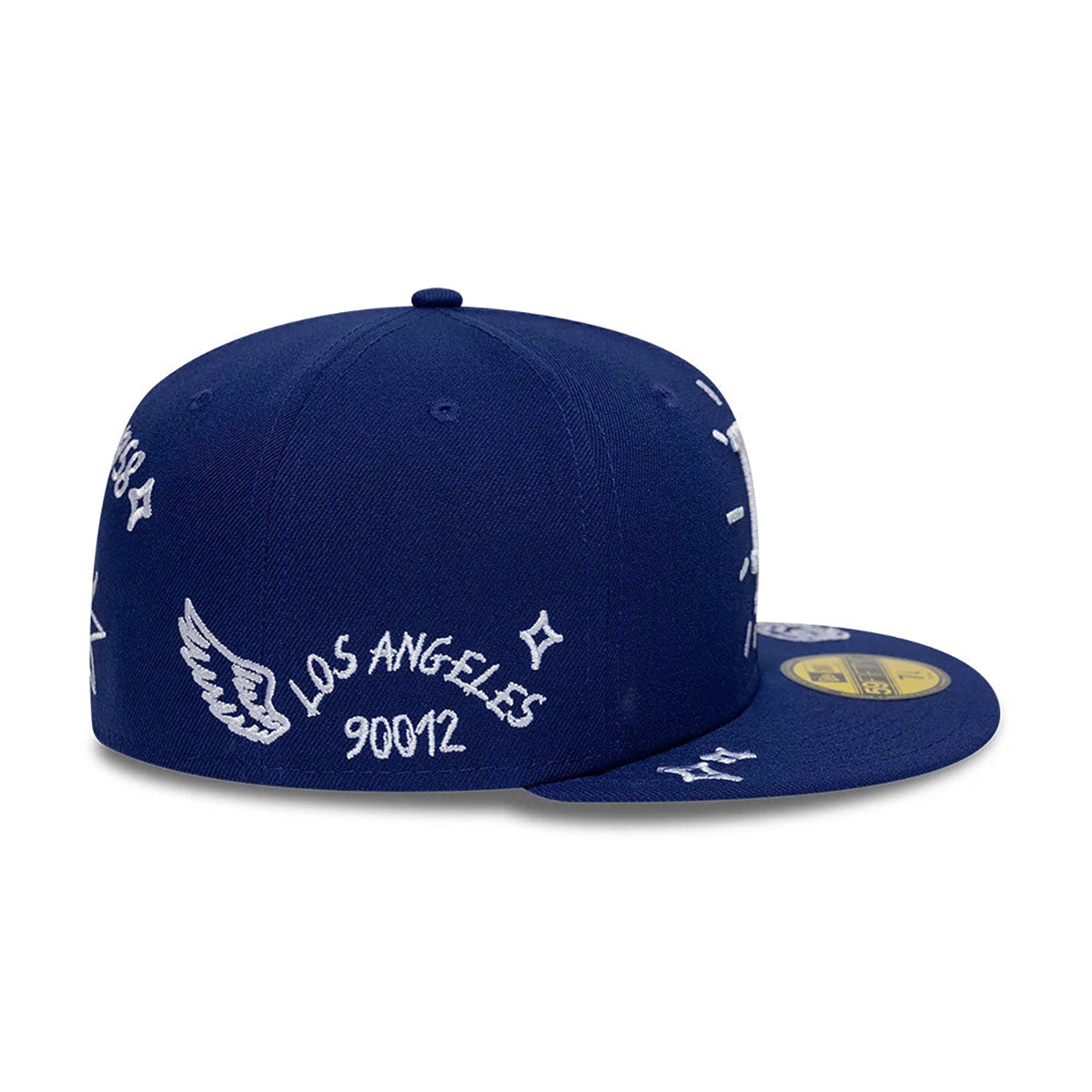 New Era 59FIFTY Cap MLB Los Angeles Dodgers Scribble dark blue
