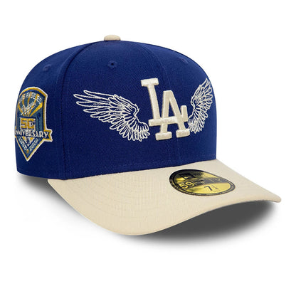 New Era 59FIFTY Cap MLB Los Angeles Dodgers Team Wings navy/cream