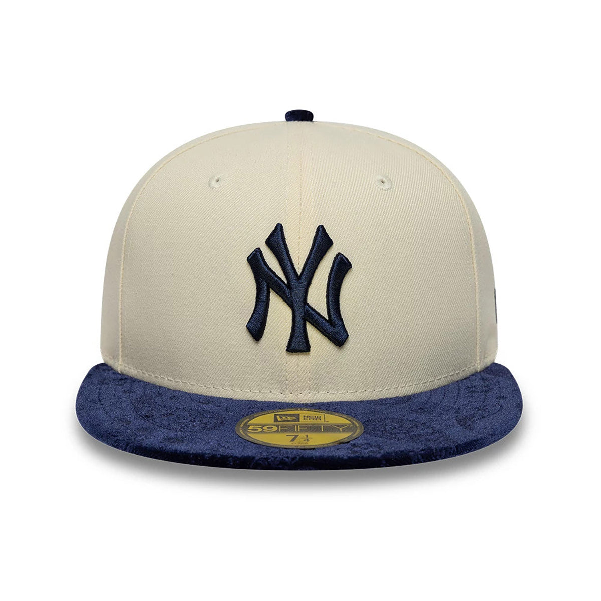 New Era 59FIFTY Cap MLB New York Yankees Paisley cream/navy