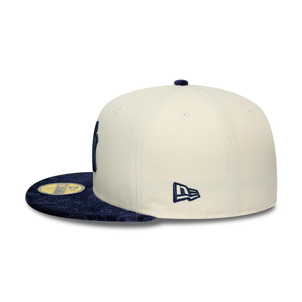 New Era 59FIFTY Cap MLB New York Yankees Paisley cream/navy