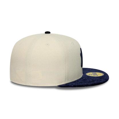 New Era 59FIFTY Cap MLB New York Yankees Paisley cream/navy