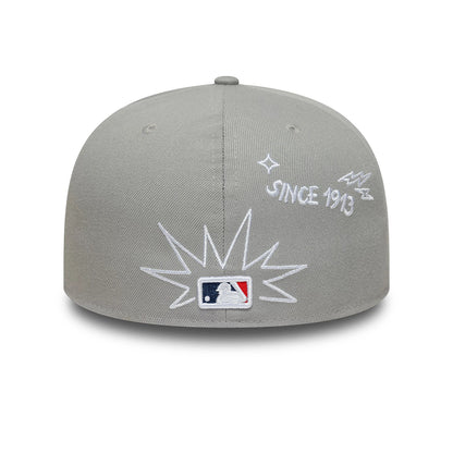 New Era 59FIFTY Cap MLB New York Yankees Scribble grey