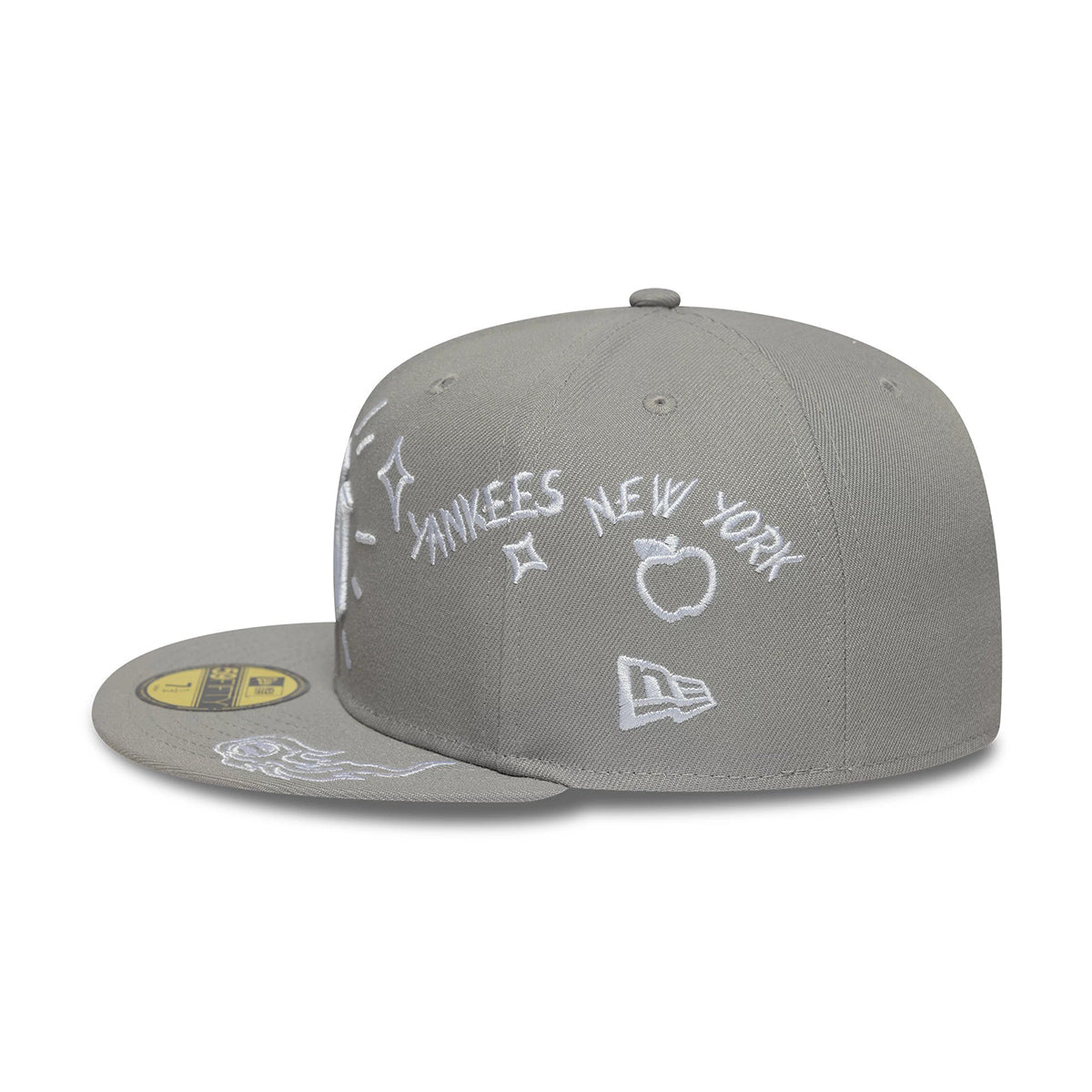 New Era 59FIFTY Cap MLB New York Yankees Scribble grey