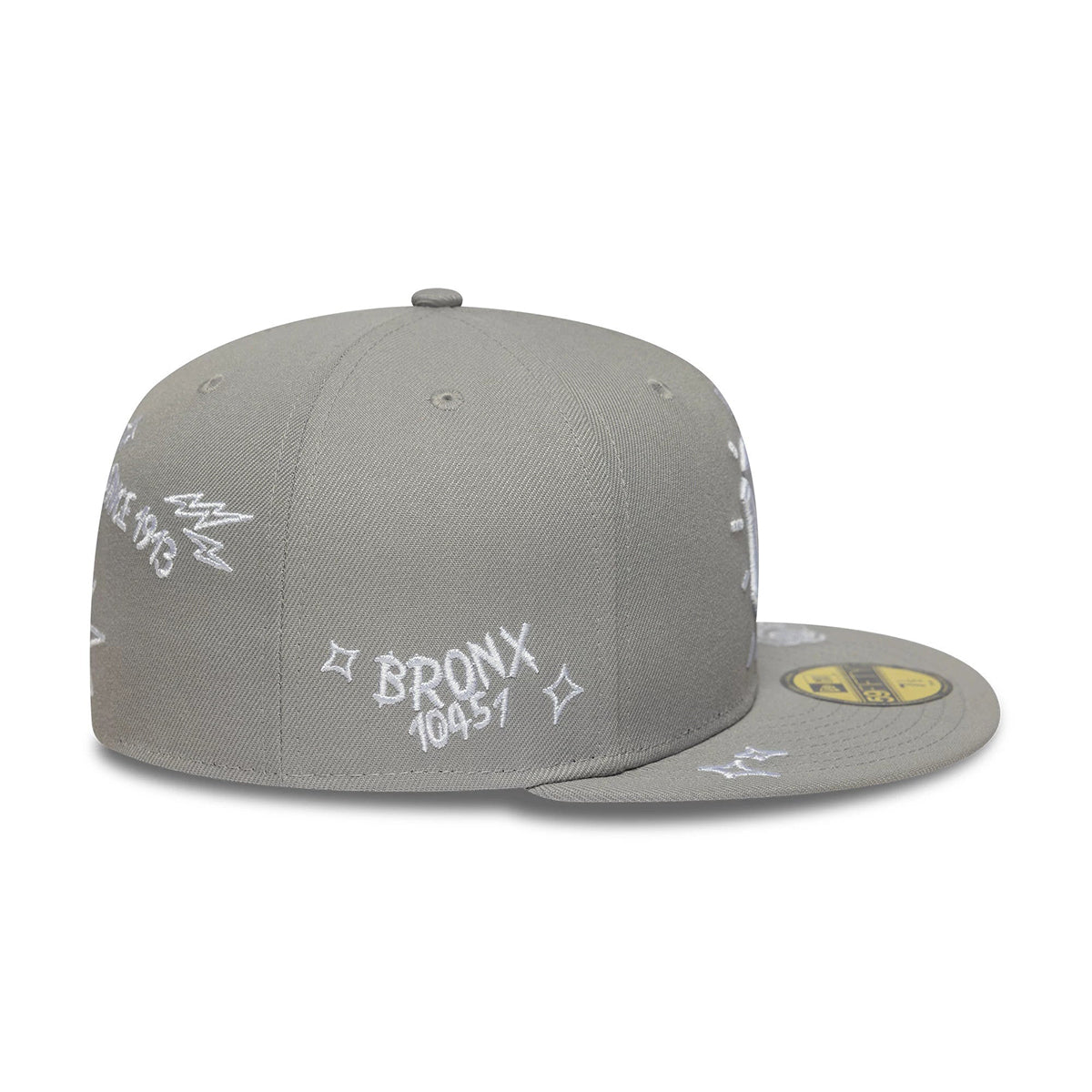 New Era 59FIFTY Cap MLB New York Yankees Scribble grey
