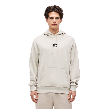 New Era Herren Hoodie MLB League Essential New York Yankees stone