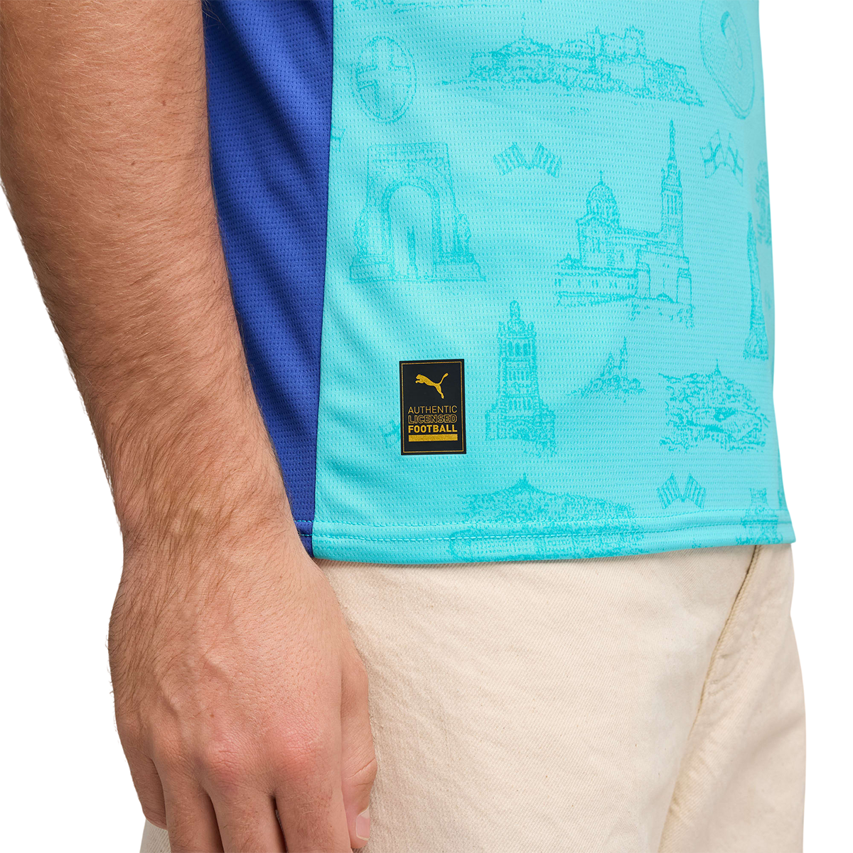 PUMA Herren Trikot Olympique de Marseille Special Edition aqua/royal