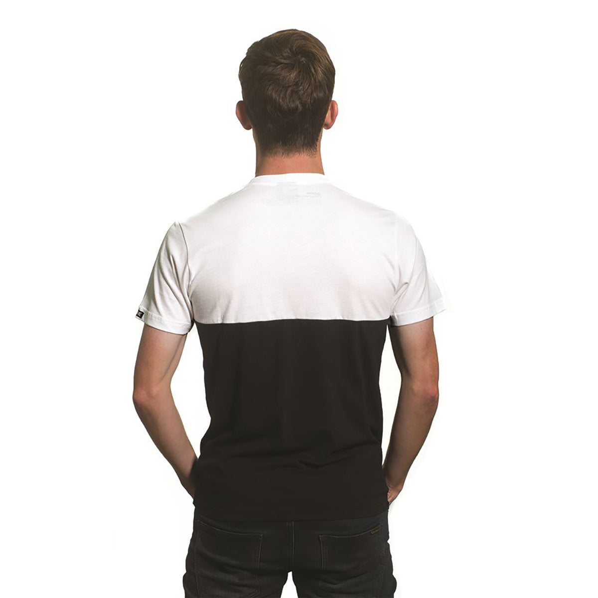 COPA T-Shirt Deutschland Pocket V-Neck weiß/schwarz