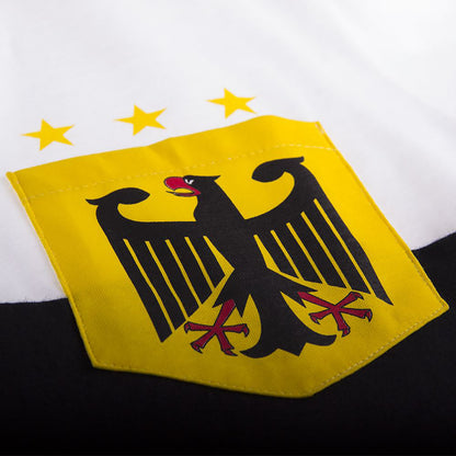 COPA T-Shirt Deutschland Pocket V-Neck weiß/schwarz