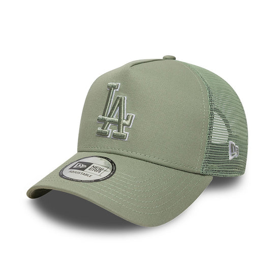 New Era 9FORTY Trucker Cap Los Angeles Dodgers MLB Outline green