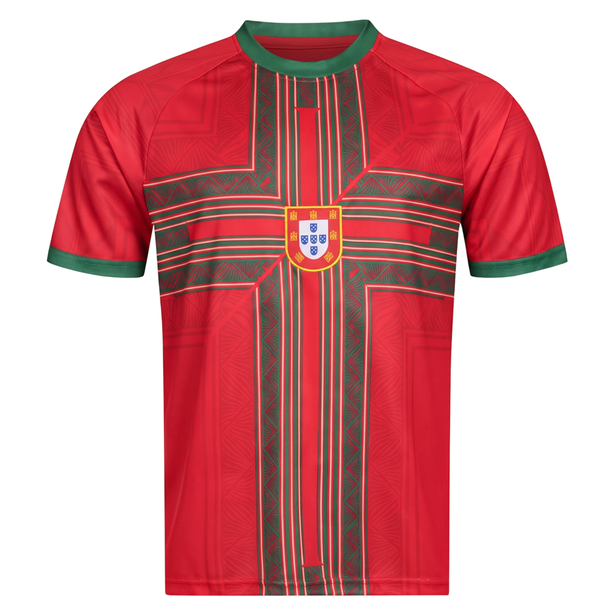 JELEX Herren Portugal Trikot Performante red/green