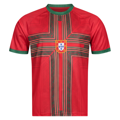 JELEX Herren Portugal Trikot Performante red/green