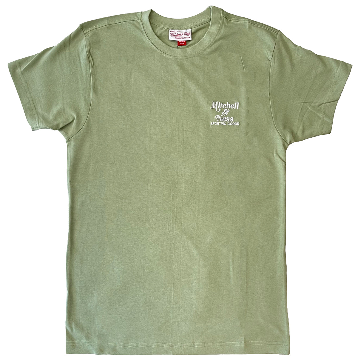 Mitchell & Ness Branded T-Shirt Oversized Heavy Weight green