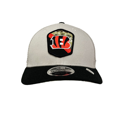 New Era 9FIFTY Cap Snapback NFL23 Salute To Service Cincinnati Bengals creme