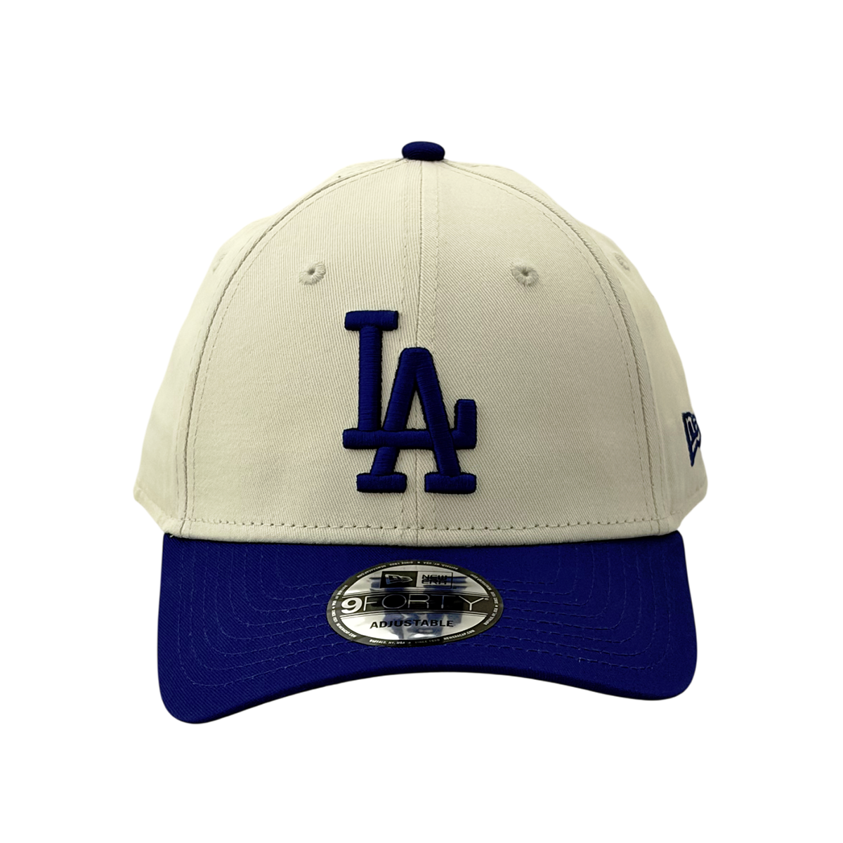 New Era 9FORTY Cap Los Angeles Dodgers Block blue/beige